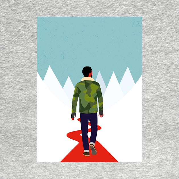 Winter Walk Poster by Shwin